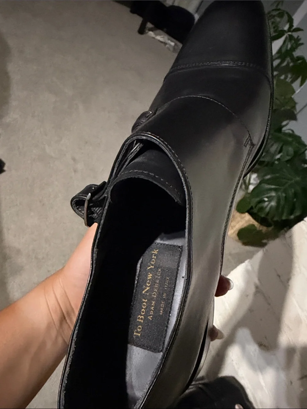 To Boot Men's Tan and Black Leather Oxfords
